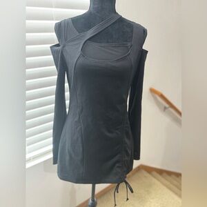 POSTER GIRL Long Sleeve Mini Dress